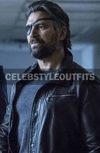 Manu Bennett Deathstroke Arrow TV Show Slade Wilson Jacket