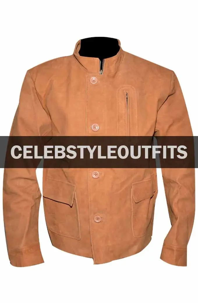 Stephen Amell Arrow TV Show Oliver Queen Brown Suede Jacket arrow-stephen-amell-brown-seude-jacket