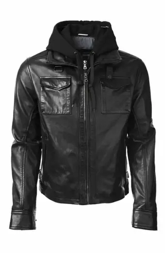 Arrow TV Show Stephen Amell Oliver Queen Black Leather Jacket