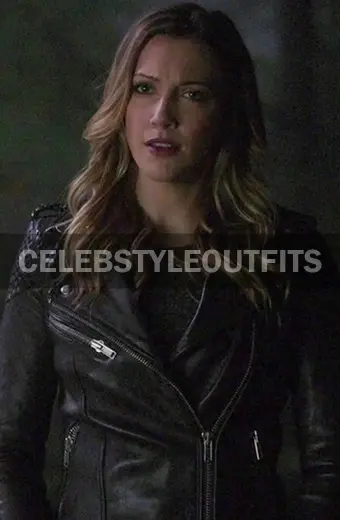 Laurel Lance Siren Arrow Katie Cassidy Black Canary Jacket