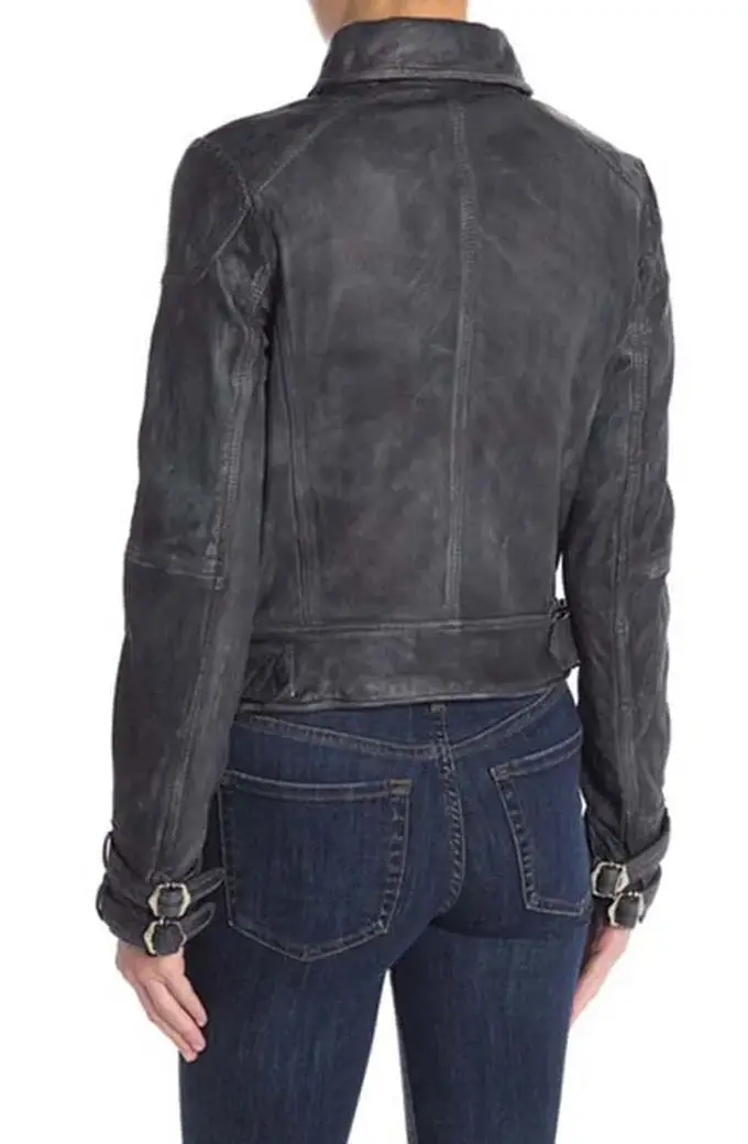 Arrow Dinah Drake Juliana Harkavy Black Canary Biker Jacket arrow-juliana-harkavy-black-cananry-jacket