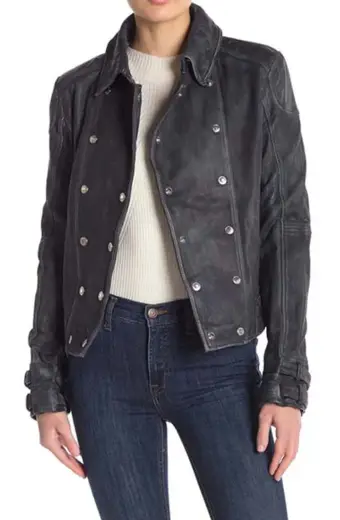 Arrow Dinah Drake Juliana Harkavy Black Canary Biker Jacket arrow-juliana-harkavy-black-cananry-jacket