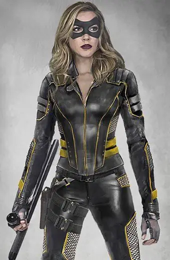 Siren Arrow Laurel Lance Katie Cassidy Black Canary Jacket