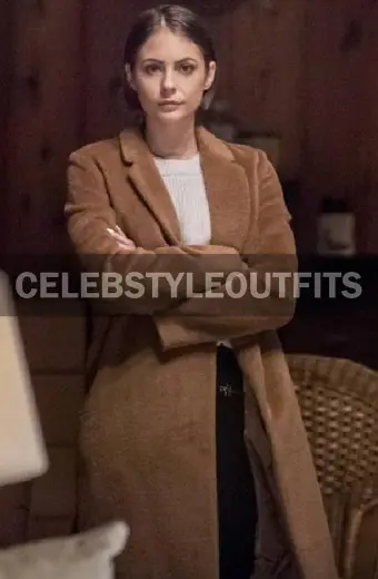 Thea Queen Arrow Speedy Willa Holland Brown Wool Trench Coat