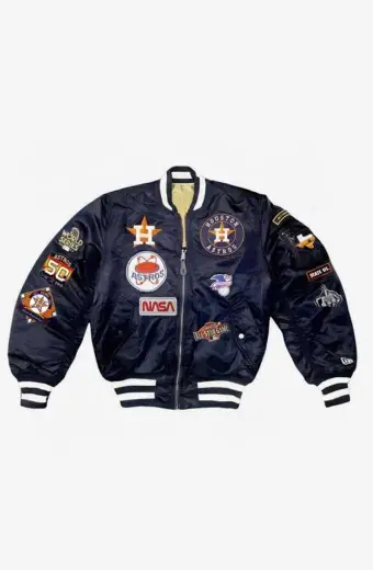 Houston Astros World Series Kate Upton Varsity Bomber Jacket