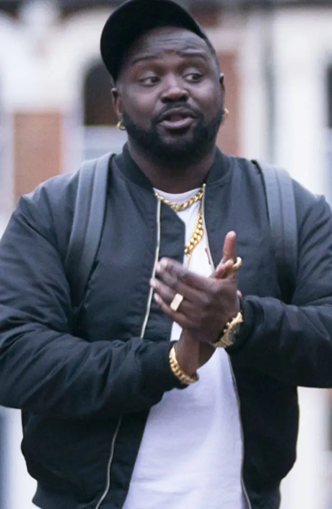 Atlanta Alfred Miles Brian Tyree Henry Black Bomber Jacket alfred-miles-brian-tyree-henry-atlanta-jacket