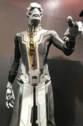 Ebony Maw Avengers Infinity War Cosplay Grey Leather Coat ebony-maw-avengers-infinity-war-coat