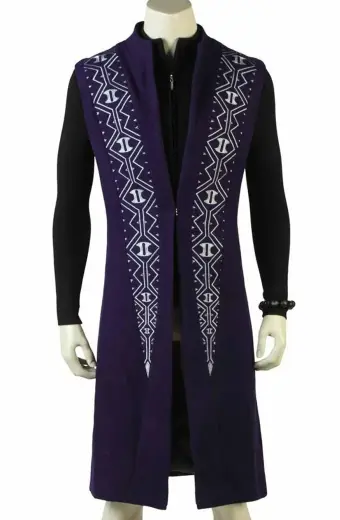 Avengers Infinity War Black Panther T’Challa Purple Coat