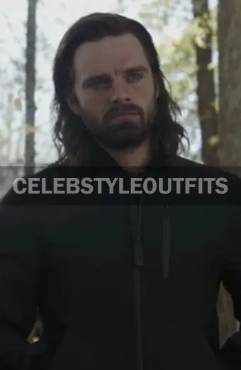 Bucky Barnes Avengers Endgame Black Cotton Bomber Jacket avengers-endgame-bucky-barnes-jacket
