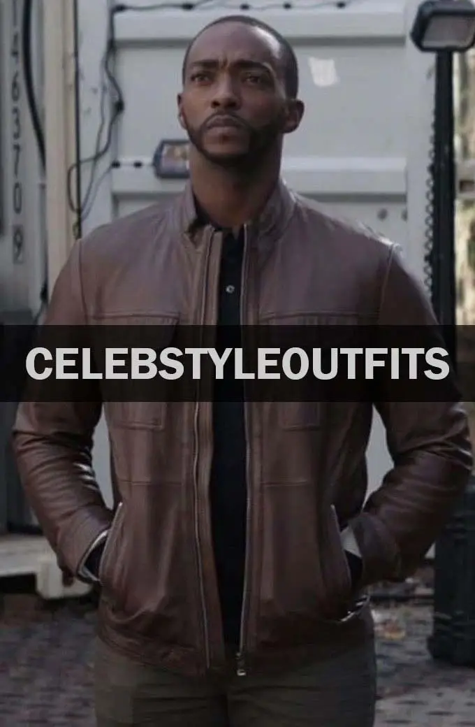Avengers Endgame Falcon Sam Wilson Anthony Mackie Brown Jacket avengers-endgame-falcon-brown-leather-jacket