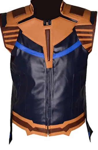 Avengers Infinity War Josh Brolin Thanos Cosplay Leather Vest