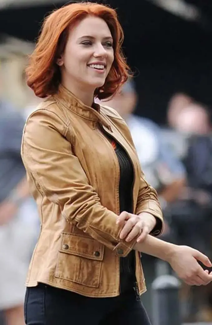 Black Widow Avengers Natasha Romanoff Scarlett Johansson Jacket avengers-black-widow-leather-jacket