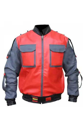 Michael J Fox Back To The Future Marty McFly Cosplay Jacket