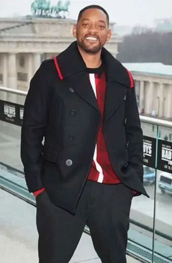 Will Smith Bad Boys For Life Mike Lowrey Black Trench Peacoat