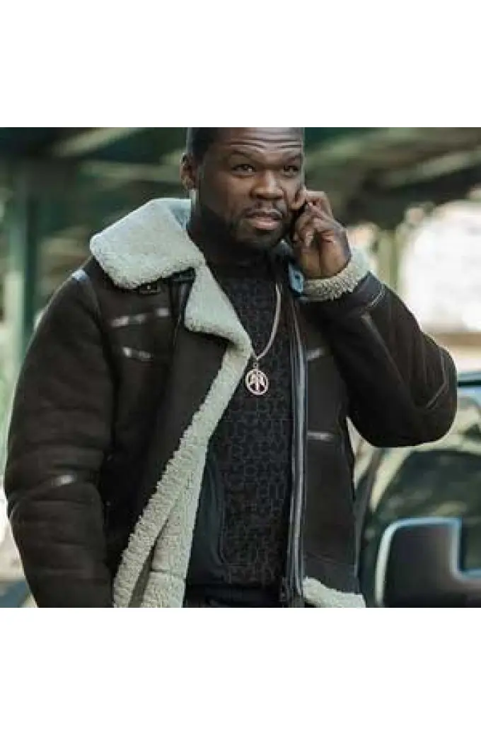 Latest 50 Cents TV Shows And Movies Leather Jacket And Outfits