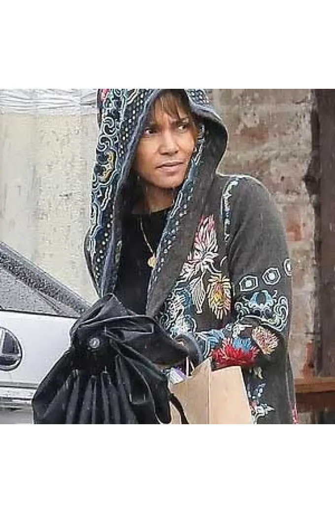 Halle Berry Cotton Coats And Leather Jackets Merchandise