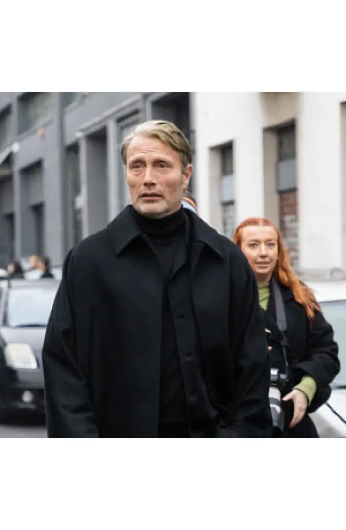Mads Mikkelsen Cotton Coats And Leather Jackets Merchandise