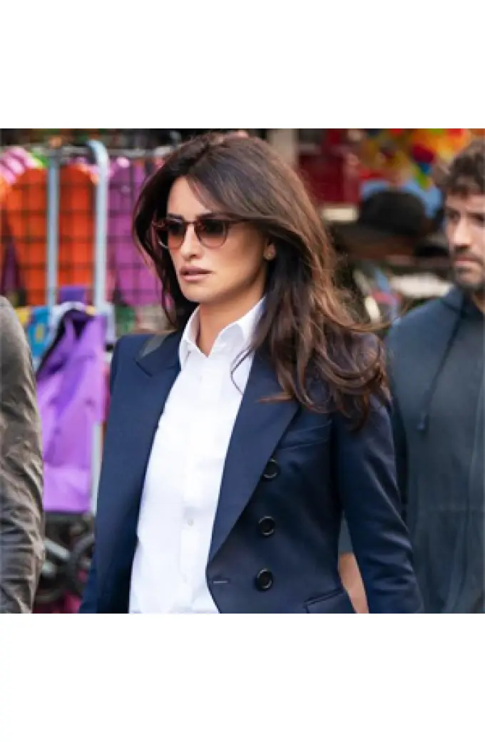 Penélope Cruz Cotton Coats And Leather Jackets Merchandise