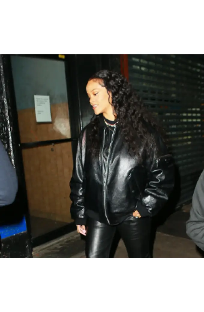 Rihanna Cotton Coats And Leather Jackets