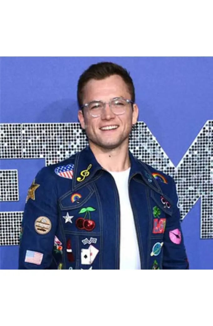 Taron Egerton Cotton Coats And Leather Jackets Merchandise
