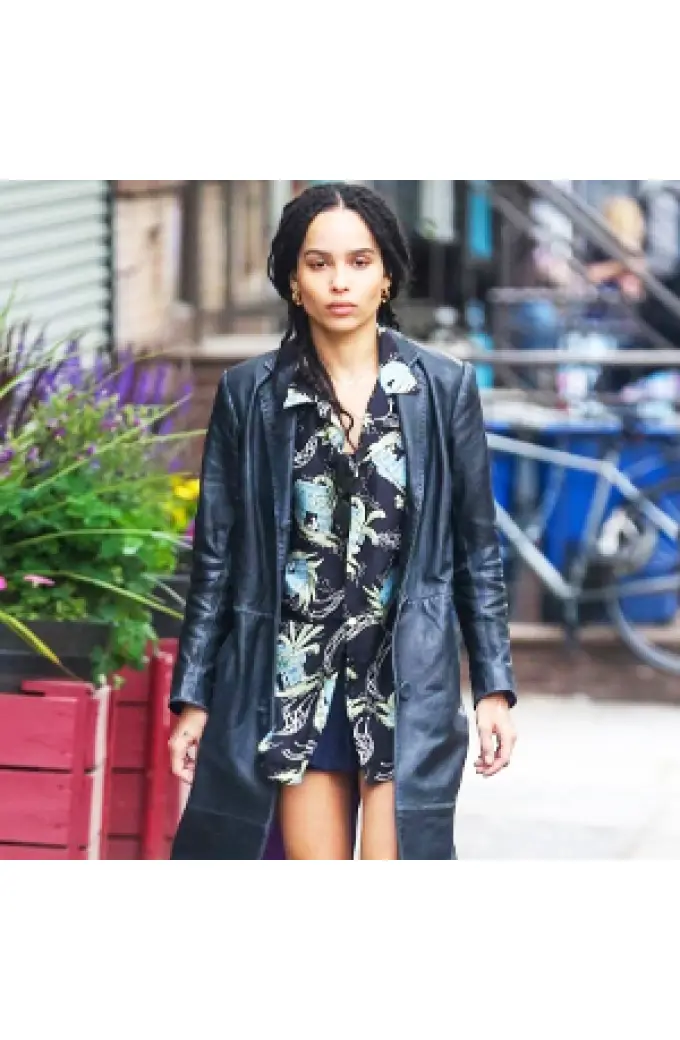 Zoë Kravitz Cotton Coats And Leather Jackets Merchandise