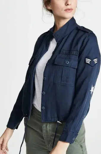 Ruby Rose Batwoman TV Series Katherine Kane Blue Wool Jacket