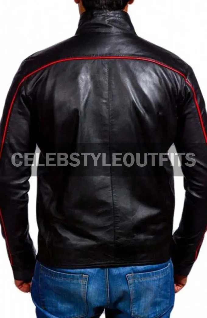 Terry McGinnis Will Friedle Batman Beyond Black Leather Jacket terry-mcginnis-batman-beyond-jacket
