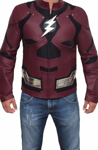 Barry Allen Justice League Ezra Miller Flash Cosplay Jacket