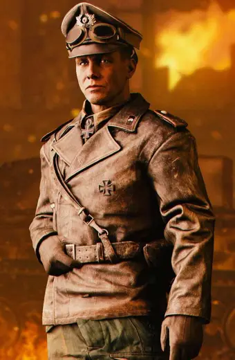 Peter Mathias Muller Battlefield 5 Gaming Brown Leather Jacket