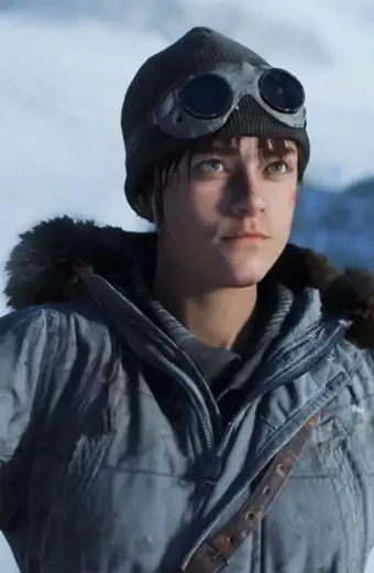 Battlefield 5 Solveig Fia Bjornstad Gaming Blue Hooded Coat