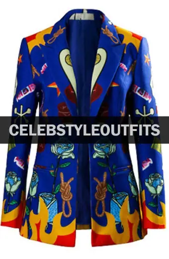 Harley Quinn Birds Of Prey Margot Robbie Cosplay Embroidered Coat