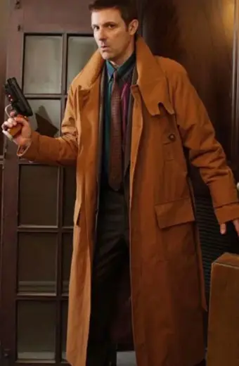 Harrison Ford Blade Runner Rick Deckard Brown Long Trench Coat