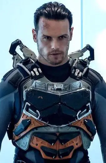 Bloodshot Sam Heughan Jimmy Dalton Tactical Black Leather Vest