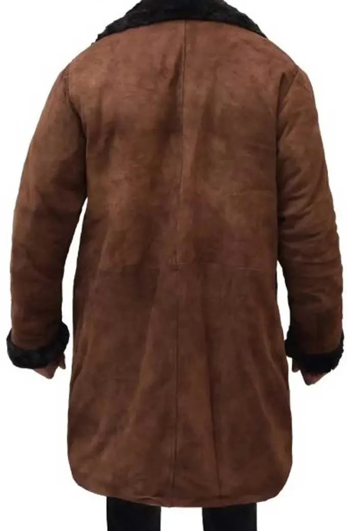 Brad Pitt Mickey ONeil Snatch Brown Suede Leather Trench Coat brad-pitt-snatch-suede-leather-coat