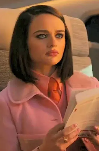 Bullet Train The Prince Joey King Womens Pink Wool Coat joey-king-bullet-train-coat