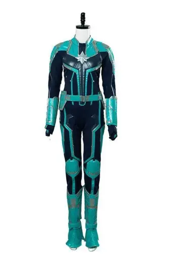 Carol Danvers Captain Marvel Brie Larson Green Cosplay Jacket