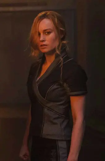 Carol Danvers Brie Larson Captain Marvel Grey Cotton Vest