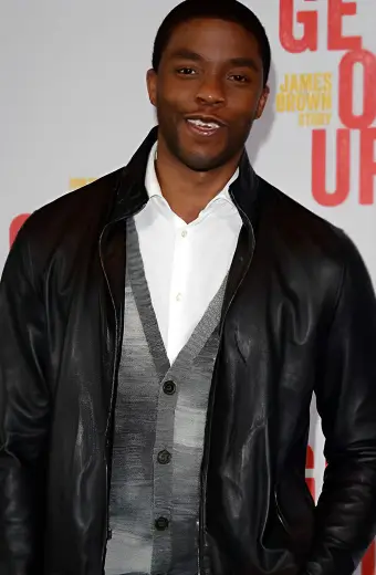 Chadwick Boseman Black Genuine Leather Jacket chadwick-boseman-black-jacket