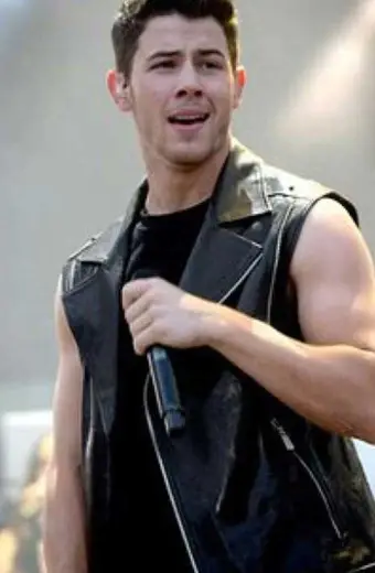 Davy Prentiss Nick Jonas Chaos Walking Biker Leather Vest
