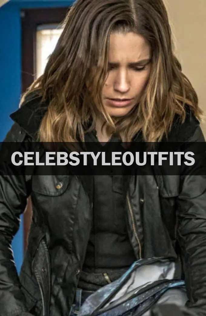 Chicago PD TV Show Sophia Bush Erin Lindsay Black Leather Coat chicago-pd-sophia-bush-leather-coat