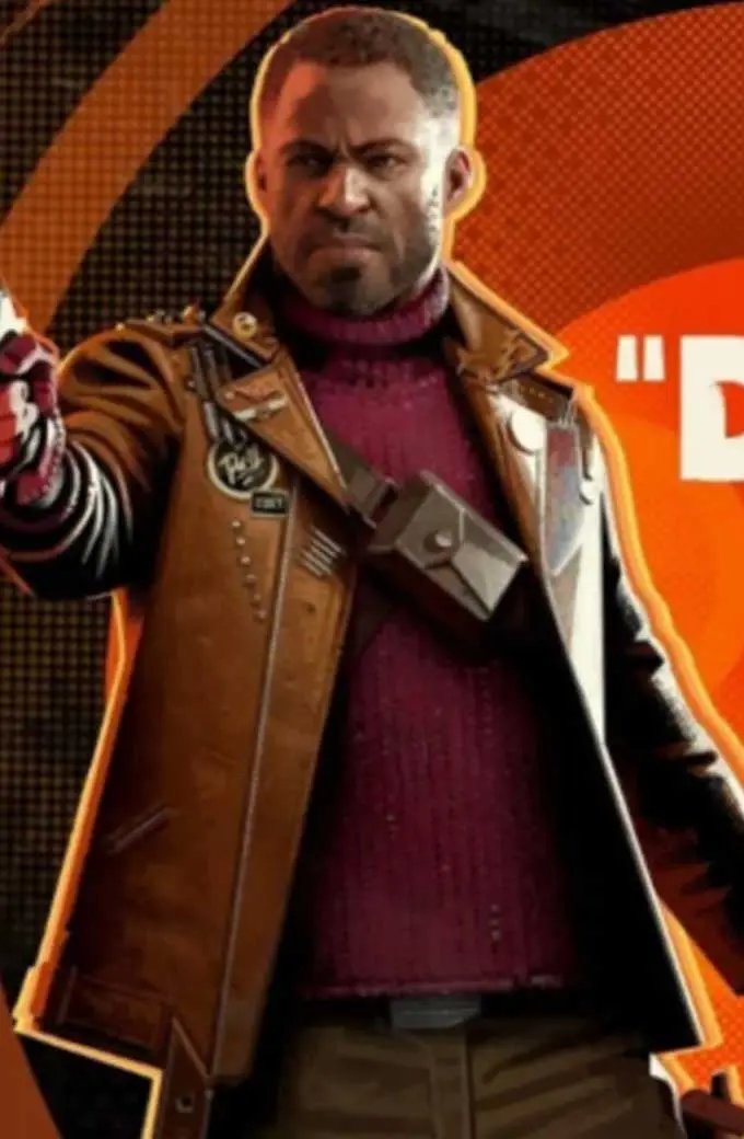 Colt Vahn Deathloop Gaming Cosplay Brown Biker Leather Jacket deathloop-gaming-colt-vahn-jacket