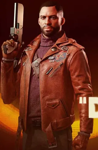 Colt Vahn Deathloop Gaming Cosplay Brown Biker Leather Jacket deathloop-gaming-colt-vahn-jacket
