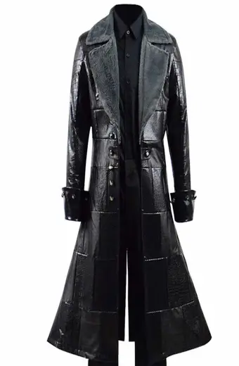 Haley Joel Osment Sora Kingdom Hearts Fur Collar Trench Coat