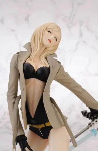 No More Heroes Sylvia Christel Brown Cosplay Cotton Peacoat