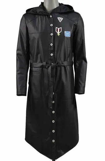 PUBG Player Unknown Battlegrounds Hooded Black Cosplay Coat