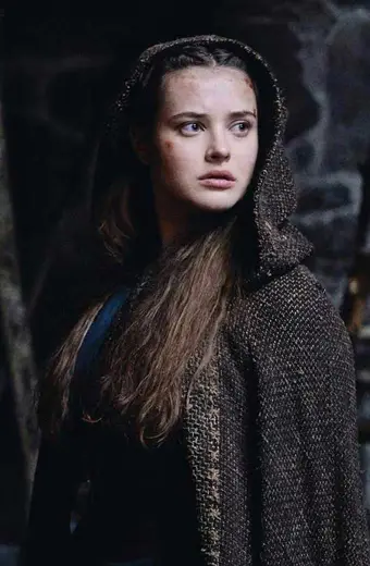 Katherine Langford Nimue Cursed Black Wool-Blend Cloak nimue-cursed-cloak