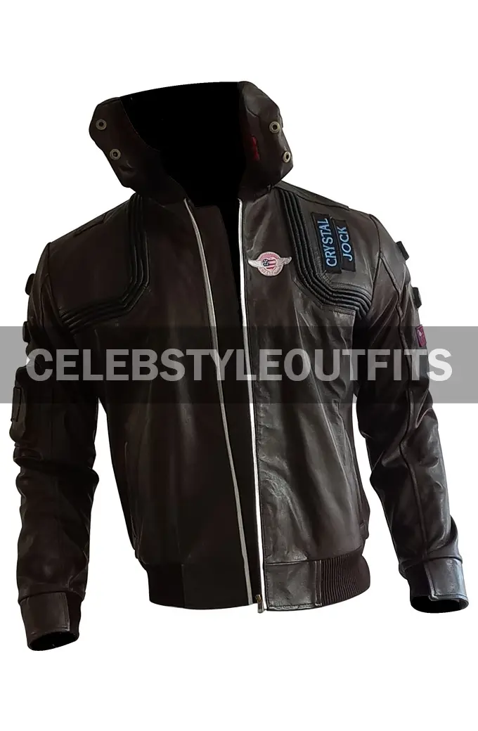 Cyberpunk 2077 Samurai Gaming Bomber Cosplay Leather Jacket cyberpunk-2077-cosplay-leather-Jacket