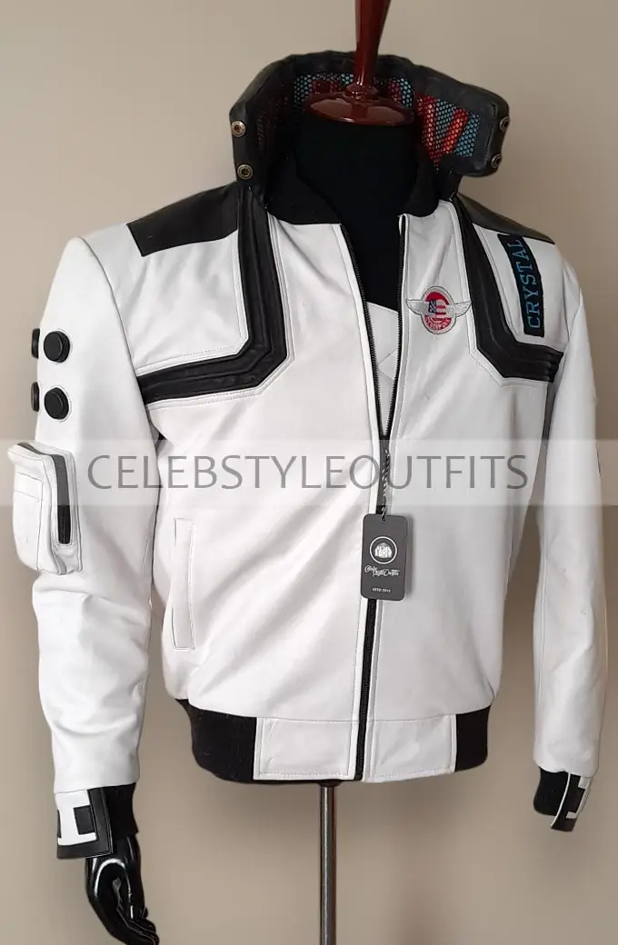 Cyberpunk 2077 Samurai Gaming Bomber Cosplay Leather Jacket cyberpunk-2077-cosplay-leather-Jacket