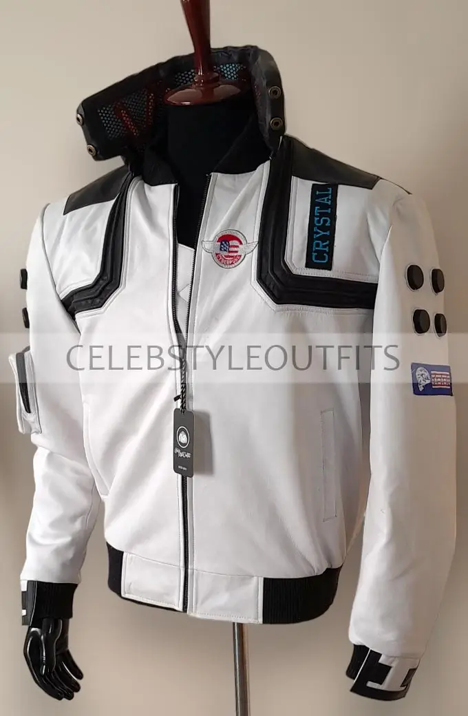 Cyberpunk 2077 Samurai Gaming Bomber Cosplay Leather Jacket cyberpunk-2077-cosplay-leather-Jacket