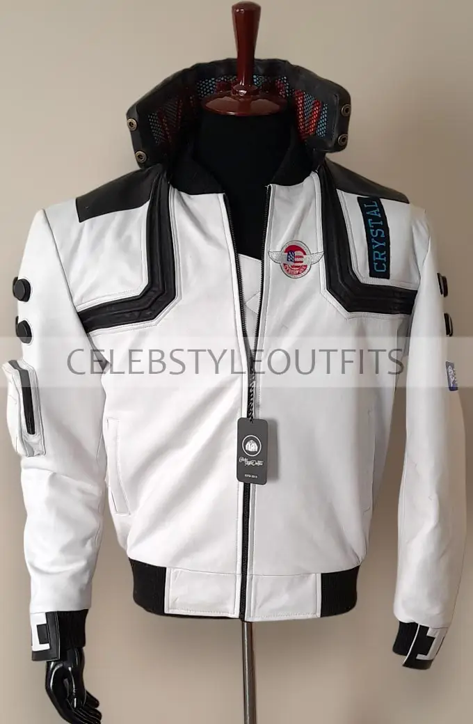 Cyberpunk 2077 Samurai Gaming Bomber Cosplay Leather Jacket cyberpunk-2077-cosplay-leather-Jacket